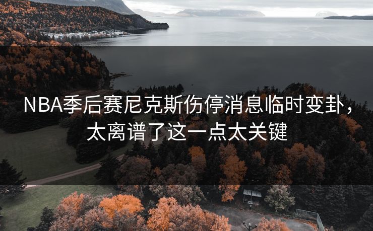 NBA季后赛尼克斯伤停消息临时变卦,太离谱了这一点太关键 NBA季后赛尼克斯伤停消息临时变卦,太离谱了这一点太关键